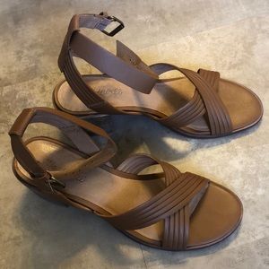 Madewell Brown Leather Sandals